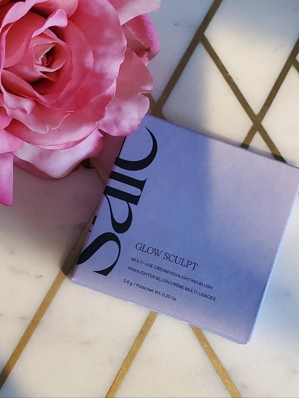 SAIE Peach Glow CREAM Highlighting Blush -New